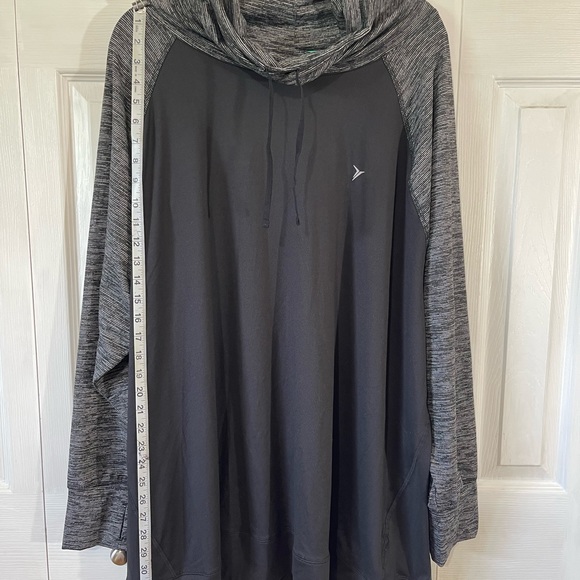 Old Navy Athletic Pullover Women’s 4X Plus, NWOT Black and Gray - Picture 5 of 5